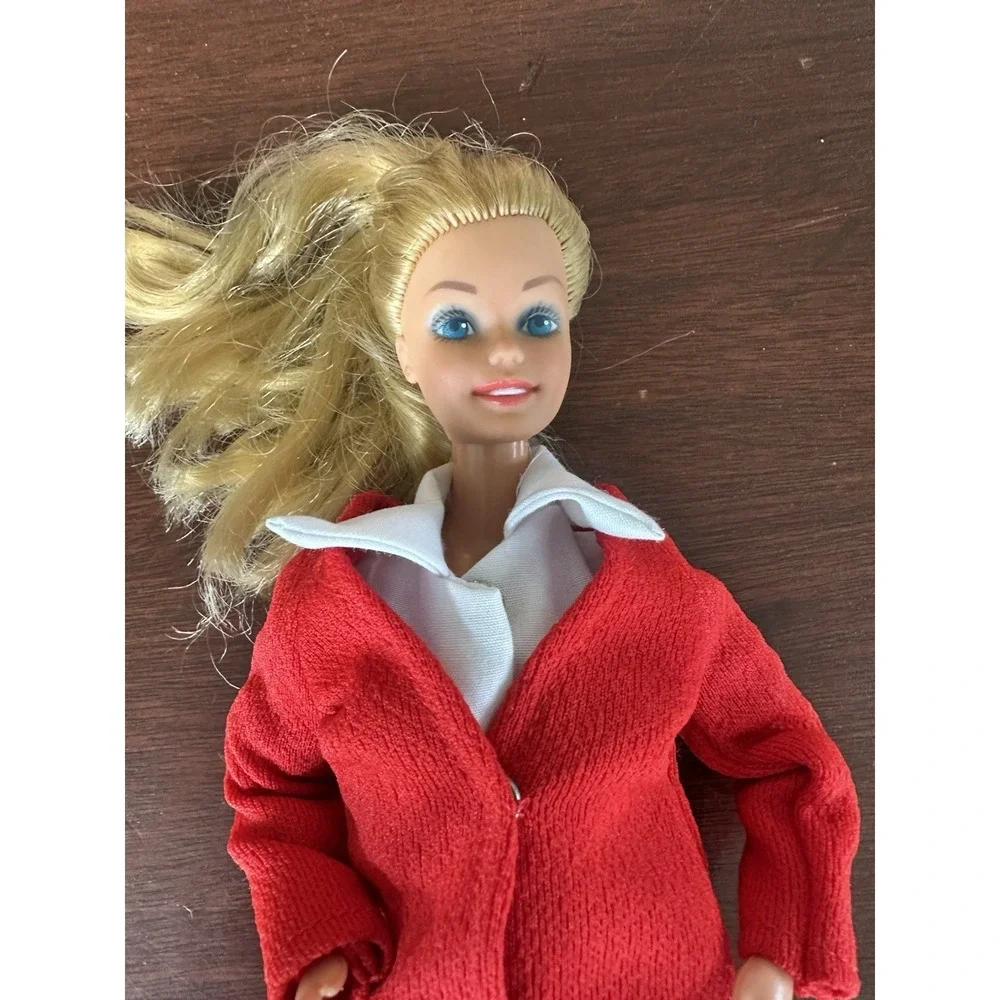 Vintage 1980s Barbie Doll‎ Red Knit Fashion Outfit Mattel Philippines